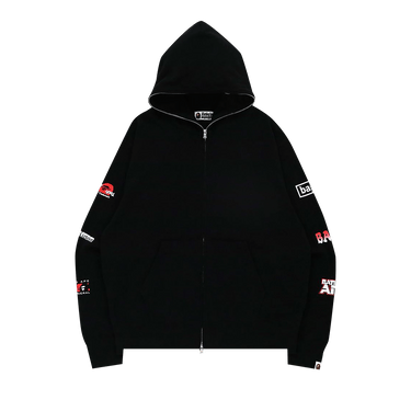Black bape zip up hoodie on sale