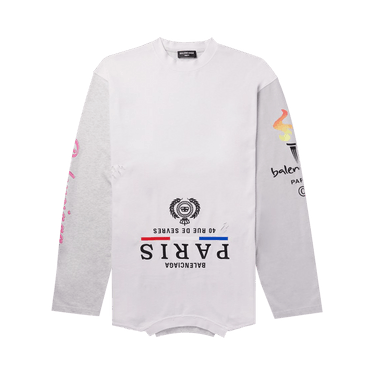 Buy Balenciaga Upside Down T-Shirt 'White' - 698155 TMVC9