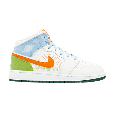 Air Jordan 1 Mid SE GS 'Stitch'