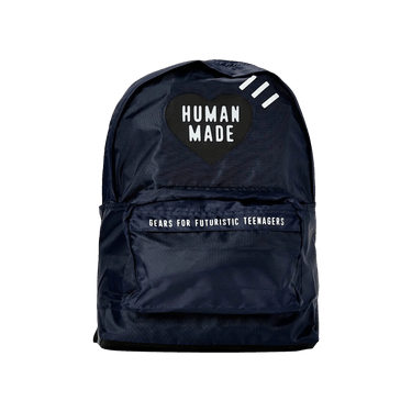 Buy Human Made Nylon Ripstop Heart Backpack 'Navy' - HM23GD019