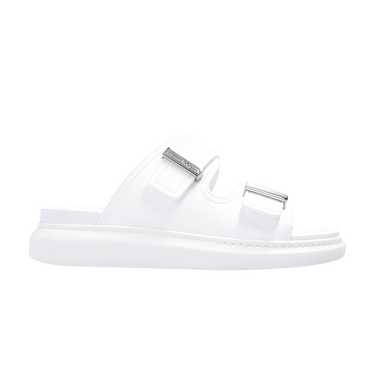 Buy Alexander McQueen Wmns Hybrid Slide 'New Ivory Silver