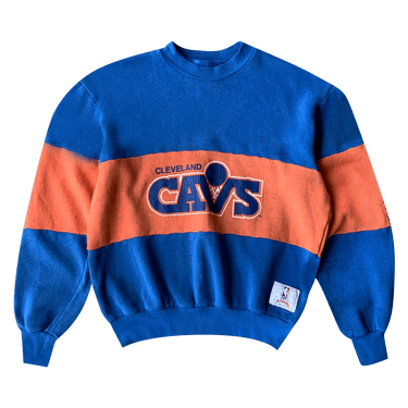 Buy Vintage 1990 s Cleveland Cavaliers Sweatshirt Blue Orange
