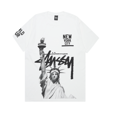 Buy Stussy Liberty Nyc Tee 'White' - 1903428 WHIT | GOAT
