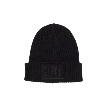 Buy Supreme Overdyed Patch Beanie 'Black' - FW22BN63 BLACK