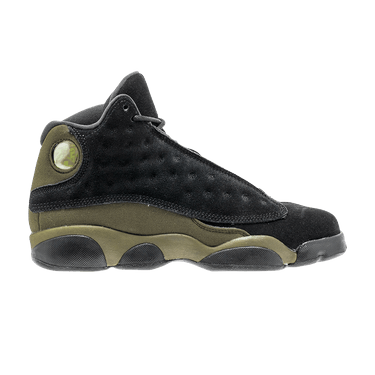 Jordan 13 black shop and olive green