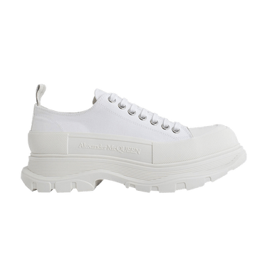 Buy Alexander McQueen Tread Slick Lace Up 'Triple White' - 705660