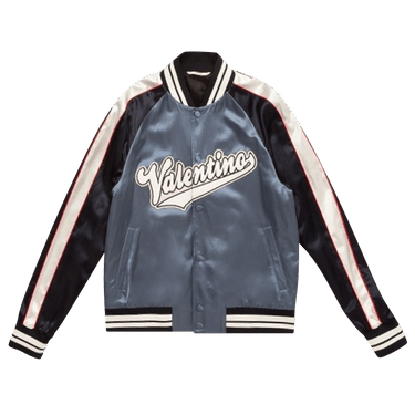 ジャケット・アウター Gianni Valentino short leather bomber Buy Valentino Bomber Jacket With Embroidered Patch 'Red