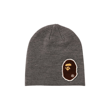 Buy BAPE Big Ape Head Knit Beanie 'Grey' - 1I30 181 023 GREY