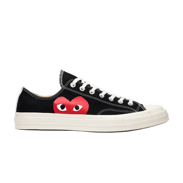 Comme des Garcons x Converse Play Chuck 70 Low Black 8