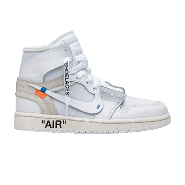 Buy Off-White x Air Jordan 1 Retro High OG BG 'White' 2018