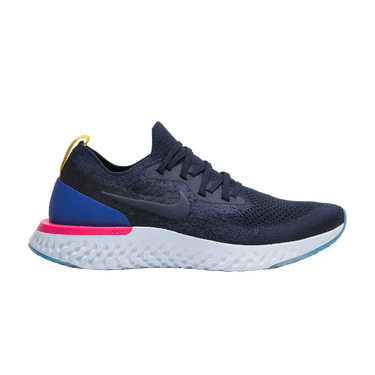 Nike epic react flyknit women's navy online