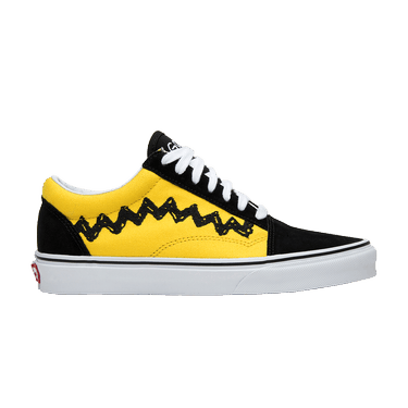 Buy Peanuts Old Skool 'Charlie Brown' - VN0A38G1OHJ - Yellow GOAT