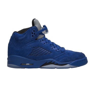 retro 5 blue suede