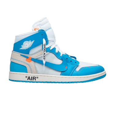 Nike x Off-White - Authenticated Air Jordan 1 Trainer - Leather Blue for Men, Never Worn