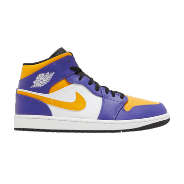 Air jordan 1 mid top 3 lakers deals