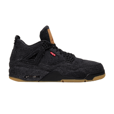 Buy Levi's x Air Jordan 4 Retro 'Black Denim' - AO2571 001 | GOAT