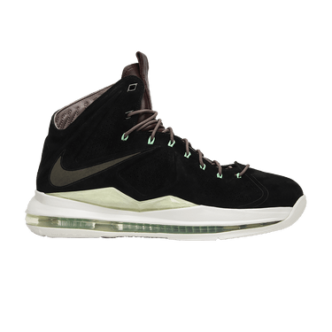Buy LeBron 10 EXT QS Black Suede 607078 001 GOAT