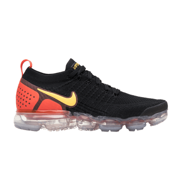 Nike air vapormax flyknit 2 black laser orange online