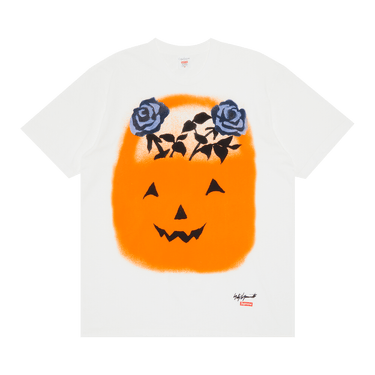 Buy Supreme x Yohji Yamamoto Pumpkin Tee 'White' - FW22T1 WHITE | GOAT