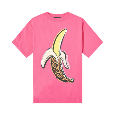 Buy Palm Angels Banana Classic Tee 'Fuchsia/Yellow
