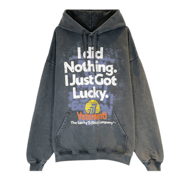 Buy Vetements I Got Lucky Hoodie 'Washed Black' - UA53HD445B