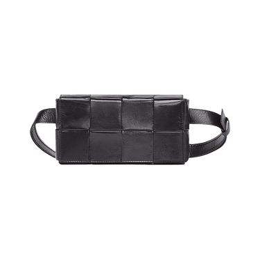 Buy Bottega Veneta Belt Cassette Bag 'Black/Silver' - 651053