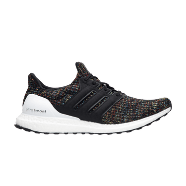 Adidas ultra boost hot sale laceless triple black/multicolor