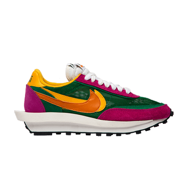 Sacai x 'ldwaffle 'pine green clay orange' top