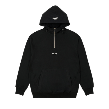 Buy Palace 1/4 Zip Cotton Panel 'Black' - P23CS012 | GOAT