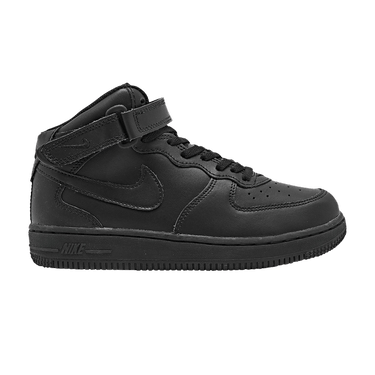 Nike Force 1 Mid LE PS 'Triple Black'