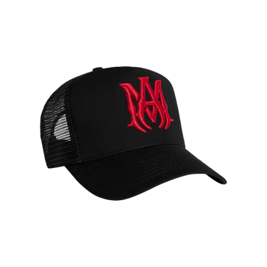 Buy Amiri MA Trucker Hat 'Black/Red' - AW22MAH007 009 BLAC