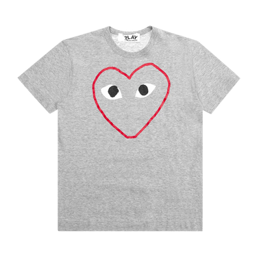 Comme des Garçons PLAY Red Heart Sketch T-Shirt 'Grey'