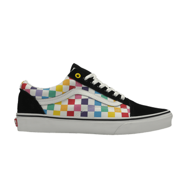 Vans checkerboard old skool rainbow cheap