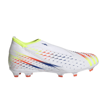 Adidas Predator Edge.3 Laceless FG J 'Al Rihla Pack - White'