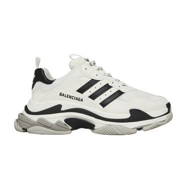 Balenciaga x Adidas Triple S White / White / Red Low Top Sneakers - Sneak  in Peace