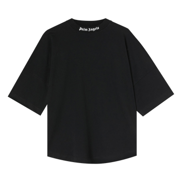 Buy Palm Angels Classic Logo Over Tee 'Black/White