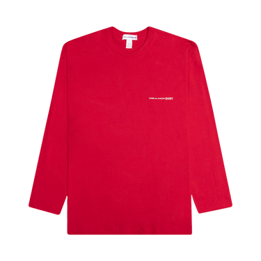 Buy Comme des Garçons SHIRT Classic Long-Sleeve T-Shirt 'Red' - FI