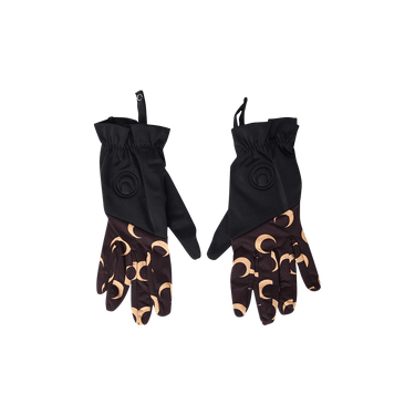 Buy Marine Serre Color-Block Moon Gloves 'All Over Moon Brown