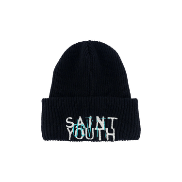 Saint Michael Saint Michael Logo Beanie Black | Grailed