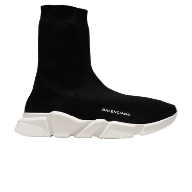 Buy Balenciaga Speed Trainer High 'Black' - 483504W05G01000 | GOAT