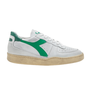 Diadora Mi Basket Low Used 'White Verdant Green'