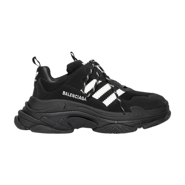 BALENCIAGA adidas TripleS ブラック Balenciaga x adidas Triple S Black White | Hype Clothinga
