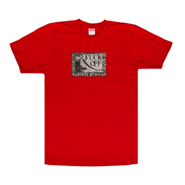 Buy Supreme Fuck Off T-Shirt 'Red' - SS16T4 RED | GOAT