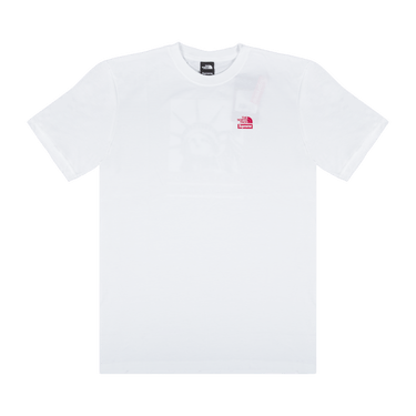 Supreme tnf statue sales of liberty tee
