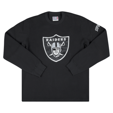 Buy Supreme x NFL Raiders '47 Thermal 'Black' - SS19KN60