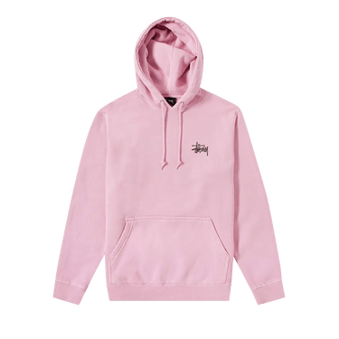 Pink hoodie stussy sales