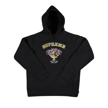 Supreme centerpiece hoodie black top
