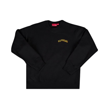 Buy Supreme Step Arc Crewneck Black FW17SW71 BLACK GOAT