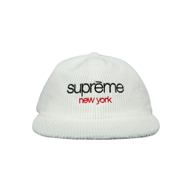 帽子 Supreme Waffle Cord Classic Logo 6-Panel Buy Supreme Waffle Cord Classic Logo 6-Panel 'White' - FW17H27