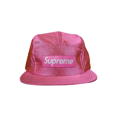Buy Supreme Raw Silk Camp Cap 'Pink' - FW17H9 PINK | GOAT